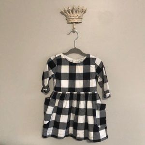 Buffalo Check Plaid Toddler Dress